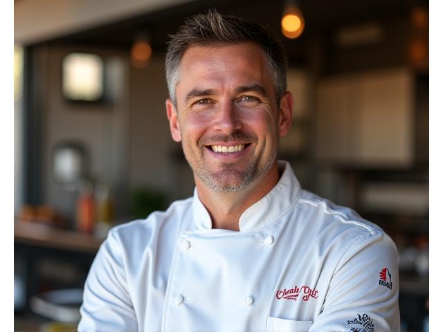 Portrait of Executive Chef Liam Miller, a seasoned barbecue pitmaster