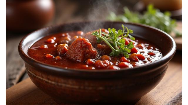 Comfort food dish like meatloaf or a slow cooker meal infused with barbecue sauce.